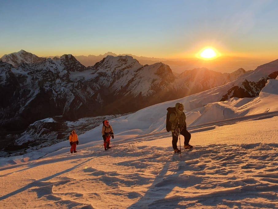 Mera Peak Sunset Mountain